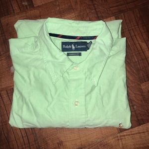 Green Ralph Lauren shirt